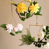 Gold Geometric Hanging Decorations