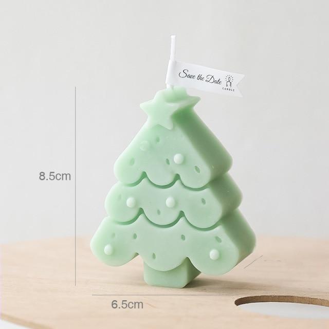 Handmade Christmas Tree Candle