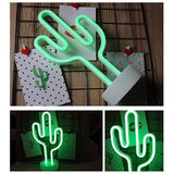 Neon Cactus LED Light