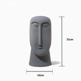 Abstract Face Flower Pot