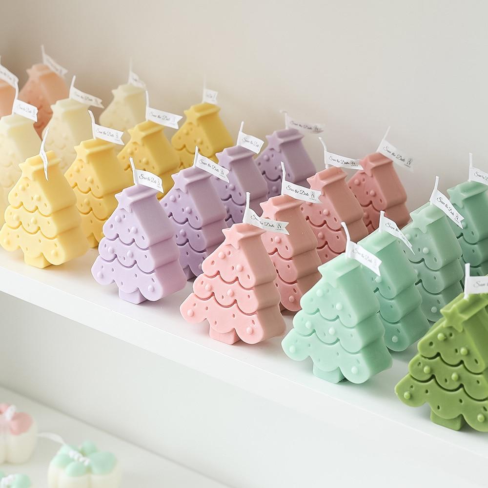 Handmade Christmas Tree Candle