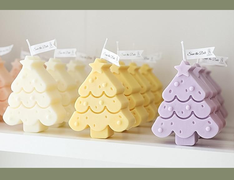 Handmade Christmas Tree Candle