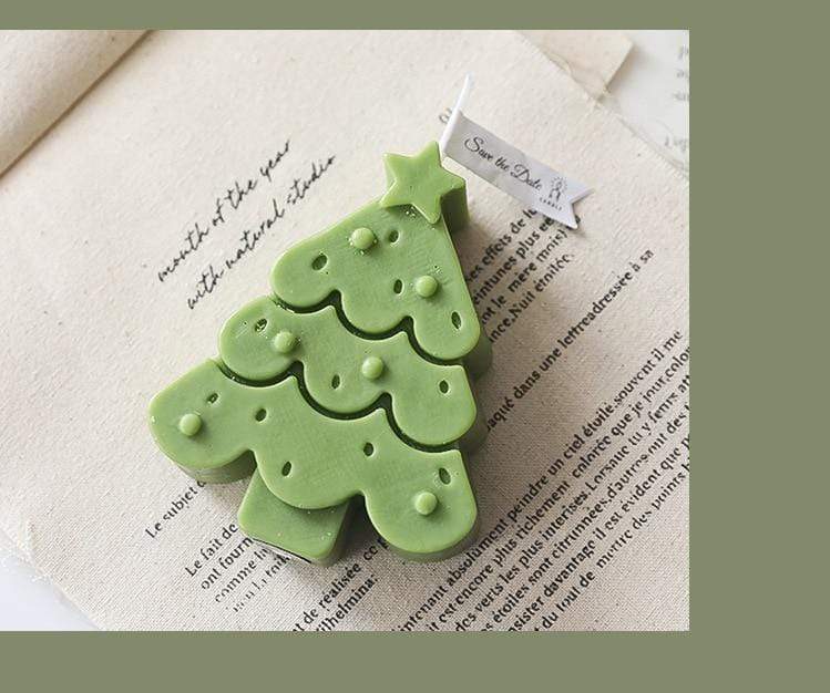 Handmade Christmas Tree Candle