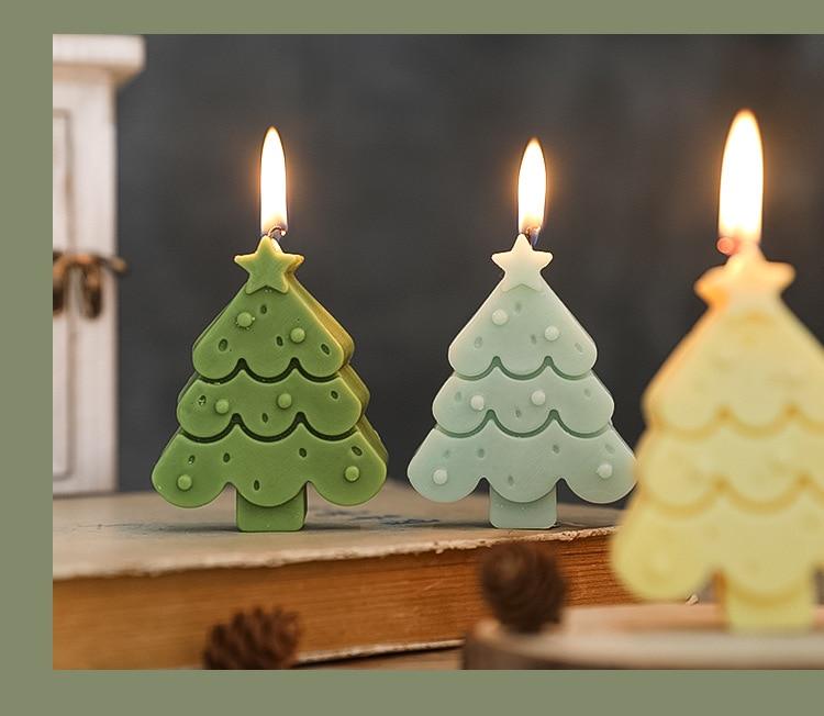 Handmade Christmas Tree Candle
