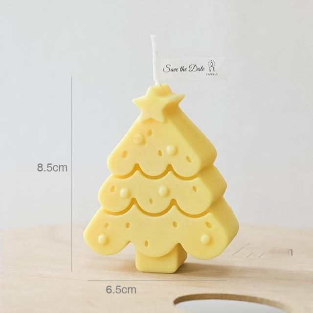 Handmade Christmas Tree Candle