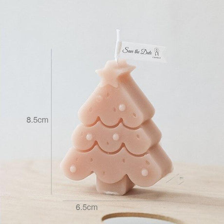 Handmade Christmas Tree Candle