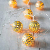 Creative Balls with Golden LED light