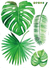 Tropical Palm Leafs Wall Stickers