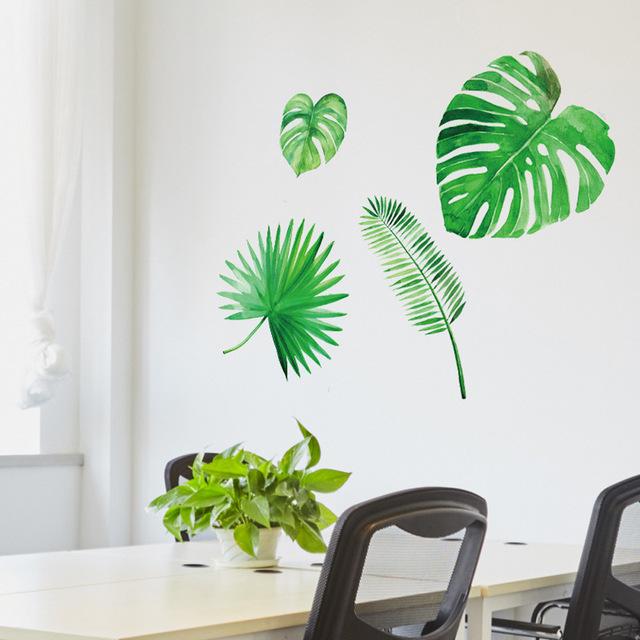 Tropical Palm Leafs Wall Stickers