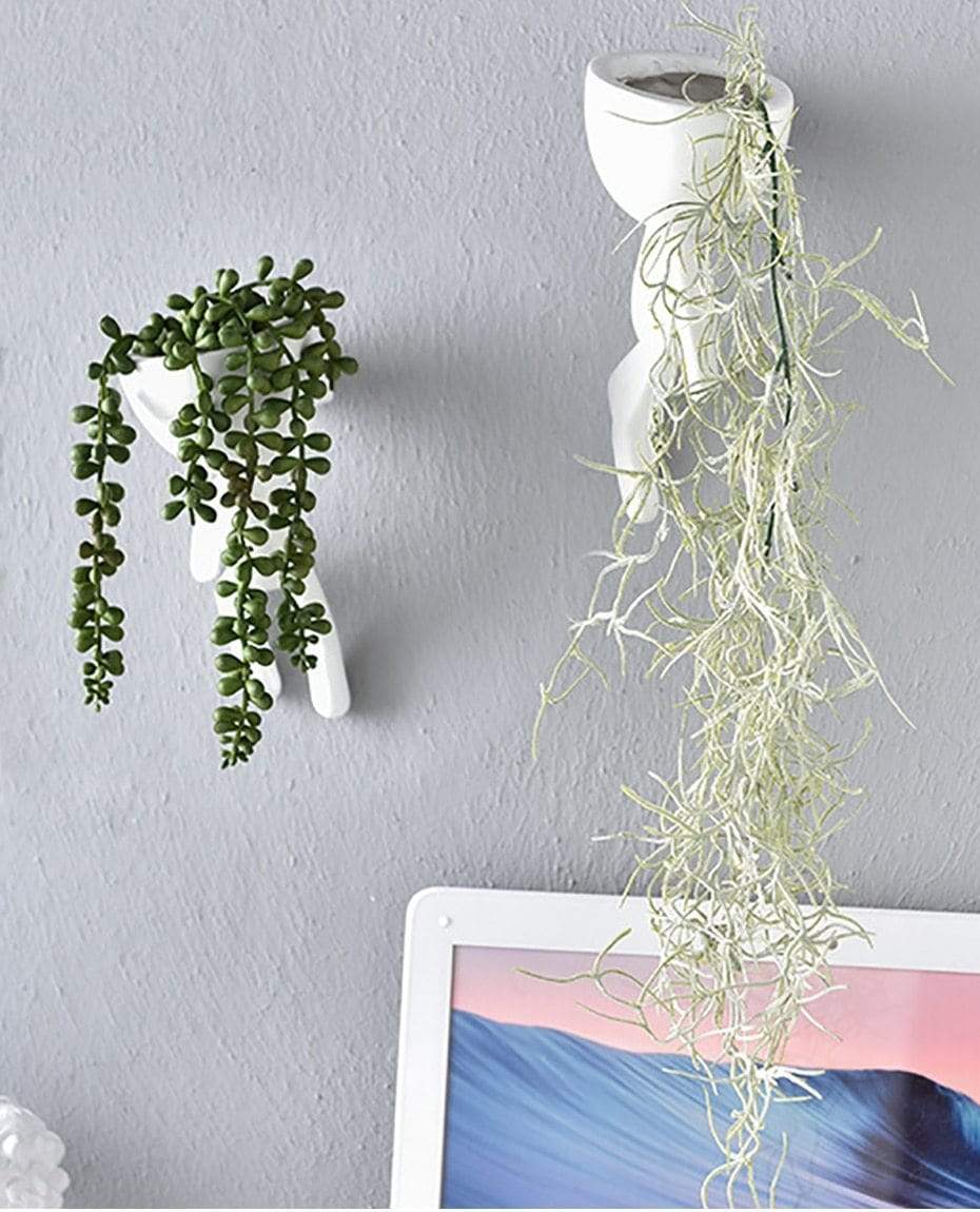 Human Sculptures Plant Pots