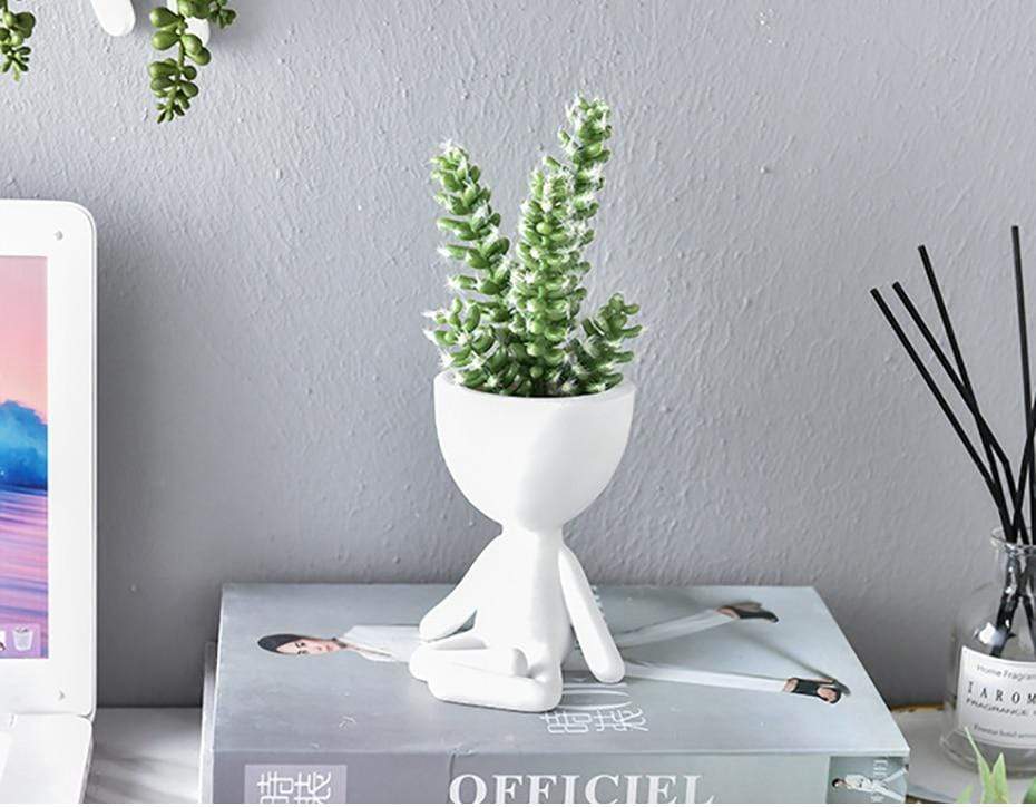 Human Sculptures Plant Pots