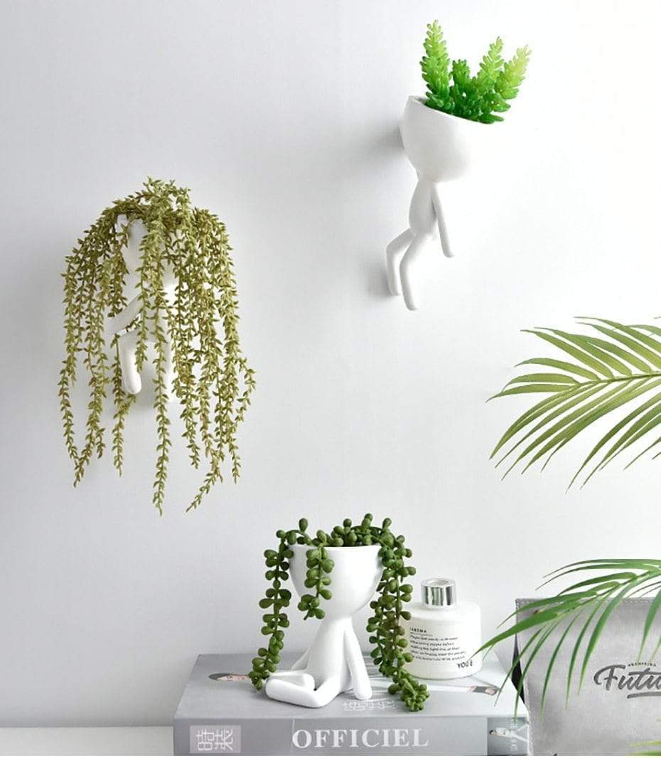 Human Sculptures Plant Pots