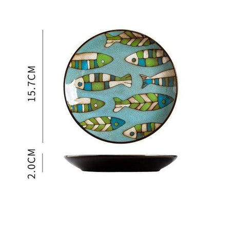 Hand Painted Ceramic Dish Collection