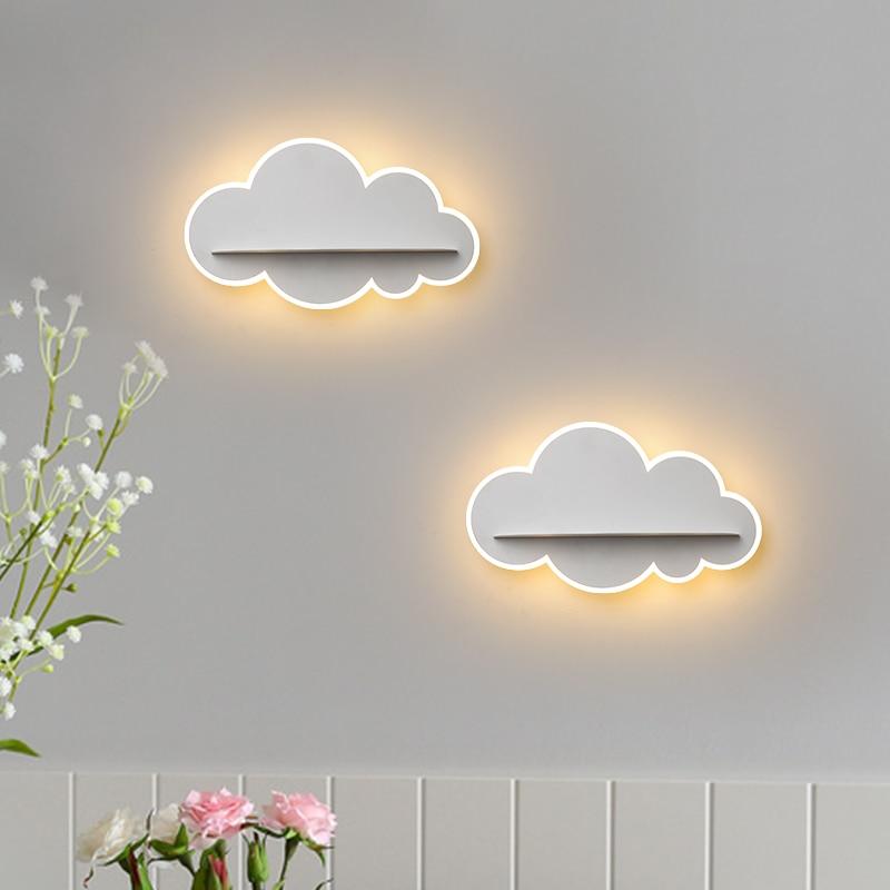 LED Cloud Wall Shelf