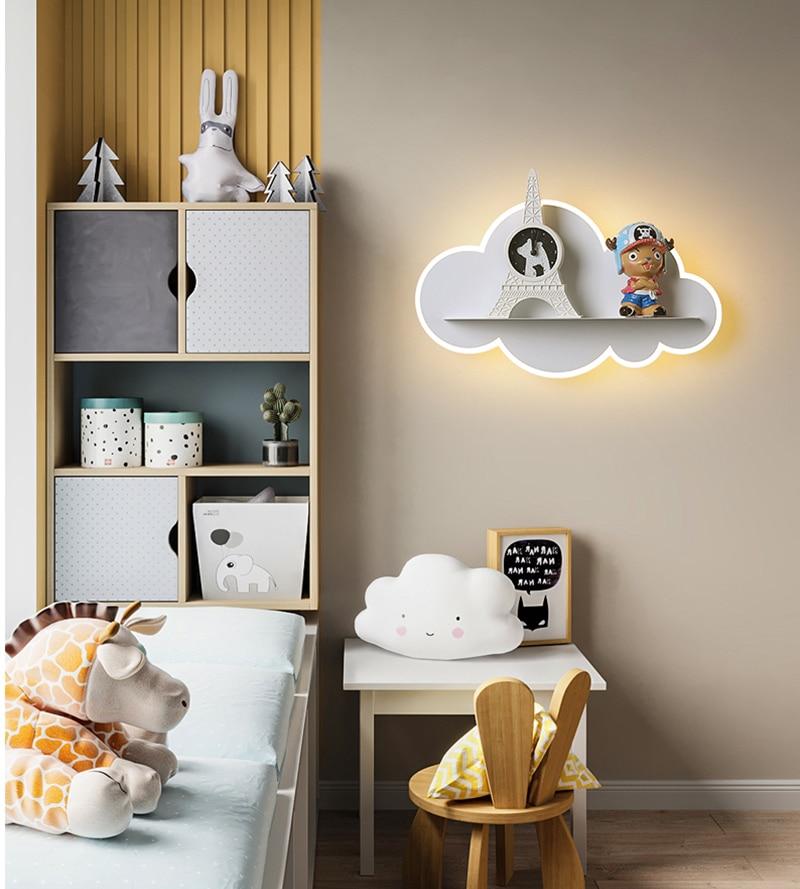 LED Cloud Wall Shelf