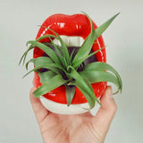 Lips Ceramic Planter