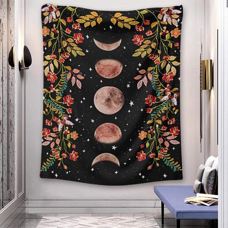 Lunar Phases Tapestry