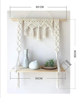 Macrame Hanging Shelf