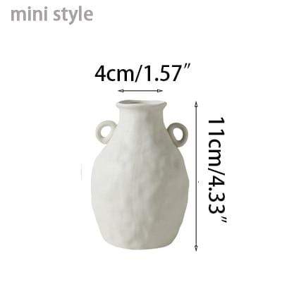 Minimalist White Flower Vases