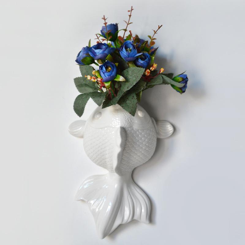 Modern Fish Wall Vase