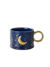 Golden Sun or Moon Design Mug