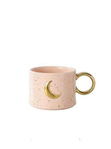 Golden Sun or Moon Design Mug