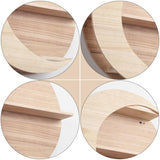 Moon Wooden Wall Shelf