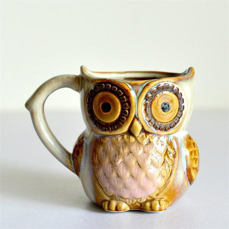 Owl Ceramic Mug (4 Styles)