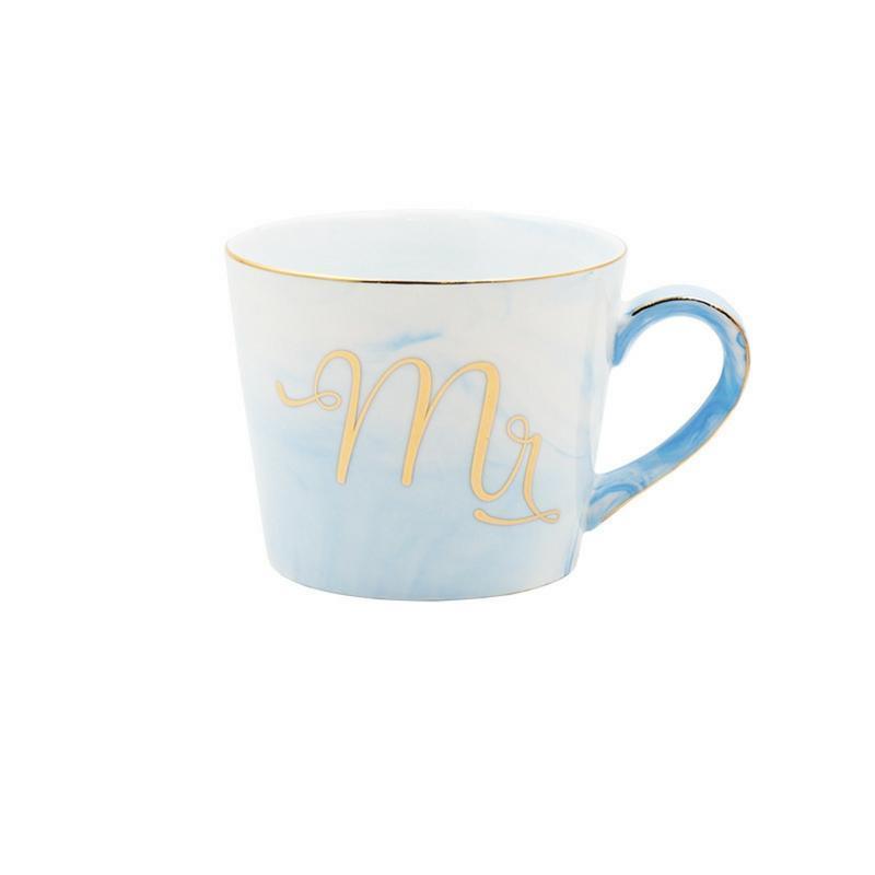 Mr and Mrs Marble Ceramic Mug