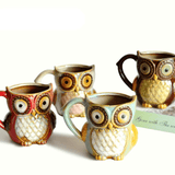 Owl Ceramic Mug (4 Styles)