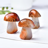 Natural Agate Crystal Mushroom