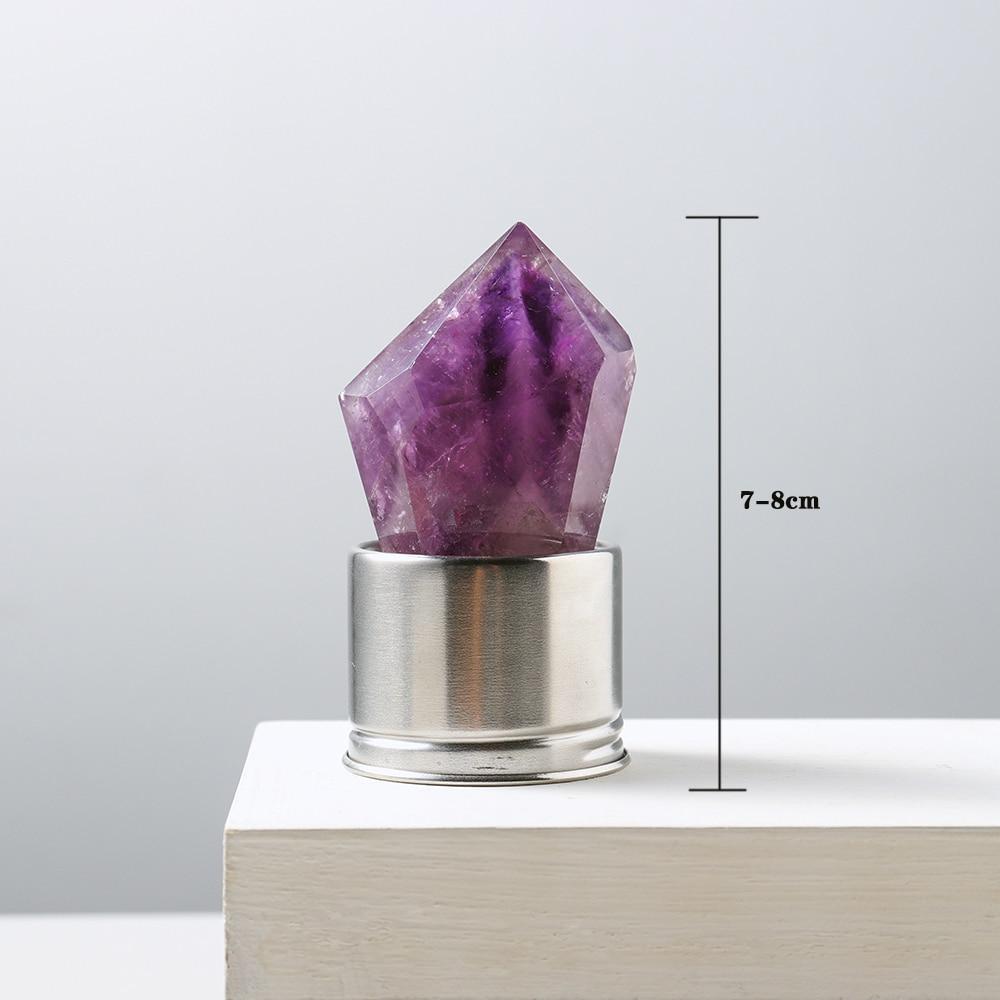 Natural Amethyst Stone Water Bottle