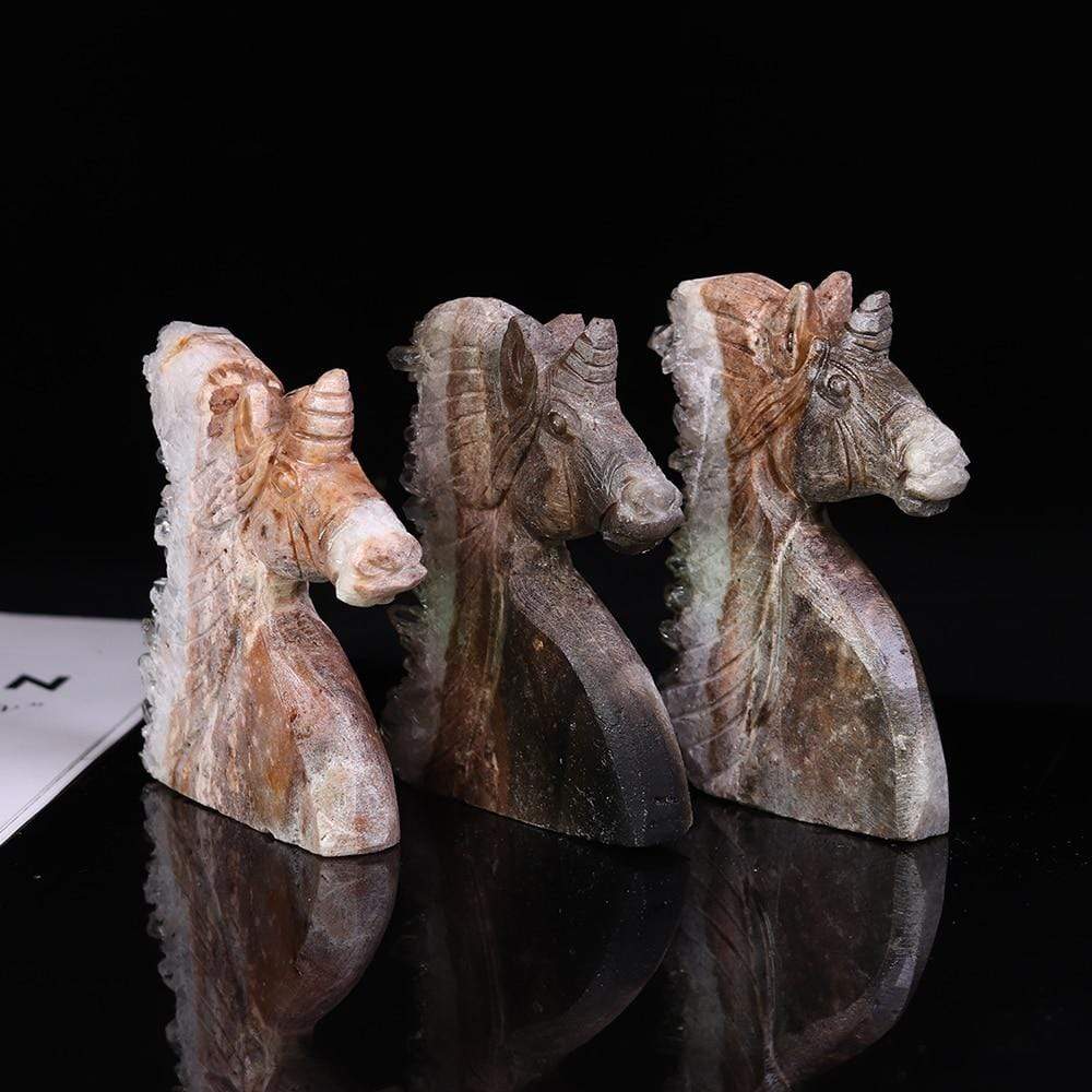 Natural Clear Quartz Unicorn