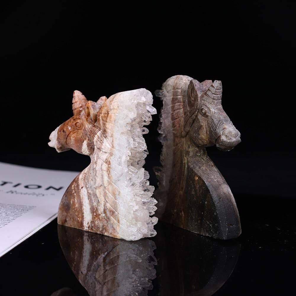 Natural Clear Quartz Unicorn