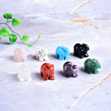 Elephant Carved Natural Crystal