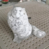 Natural Crystal Lady Cat Carving