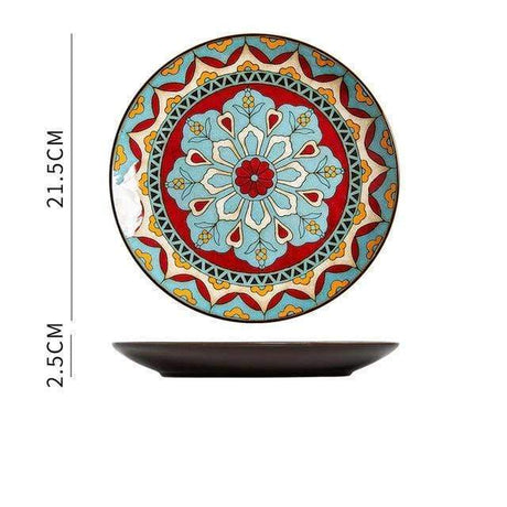Hand Painted Ceramic Dish Collection