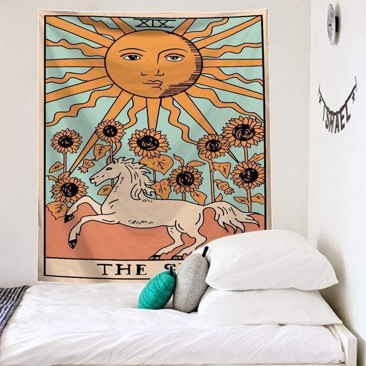 THE SUN Tarot Wall Tapestry