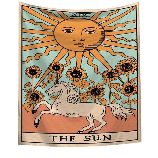 THE SUN Tarot Wall Tapestry