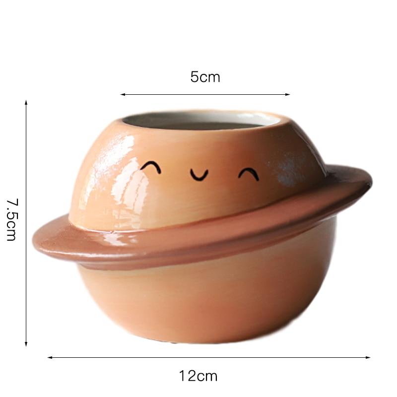 Planet Shaped Plant Pot