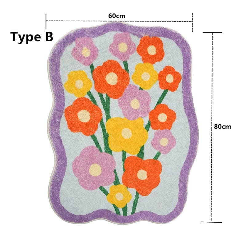 Flower Garden Bath Mat