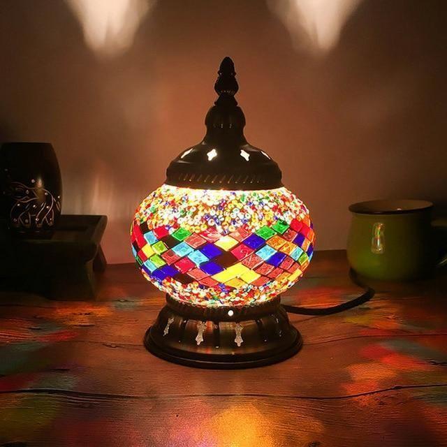 Mini Table Mosaic Lamp