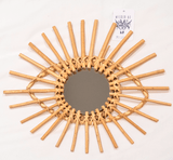 Rattan Eye Wall Mirror