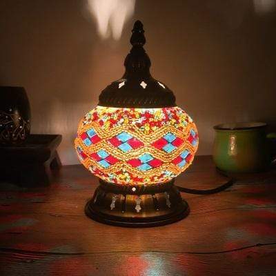 Mini Table Mosaic Lamp