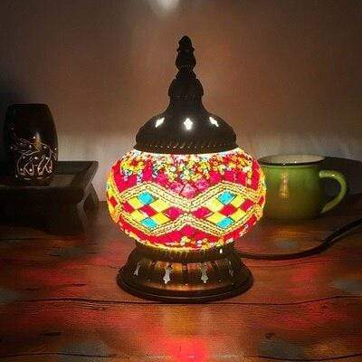 Mini Table Mosaic Lamp