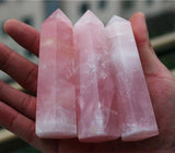 Rose Quartz Crystal Point