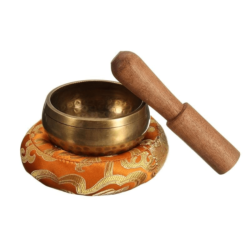 Tibetan Singing Bowl with Mat