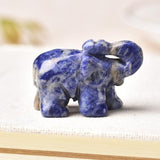 Elephant Carved Natural Crystal