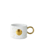 Golden Sun or Moon Design Mug