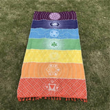 7 Chakra Rainbow Yoga Mat